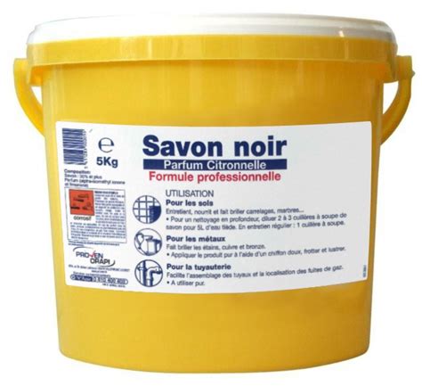 Savon Noir Mou Professionnel Seau De 5 Kg