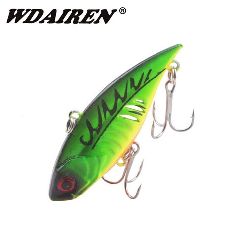 WDAIREN Sinking Vibration Fishing Lure 6Cm 11G HardพลาสตกประดษฐVIBตก