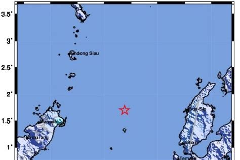 Gempa Di Laut Maluku Magnitudo Dimutakhirkan Bmkg Menjadi M