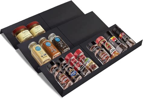 Amazon Vertexly Acrylic Kitchen Spice Rack Acrylic Spice Drawer