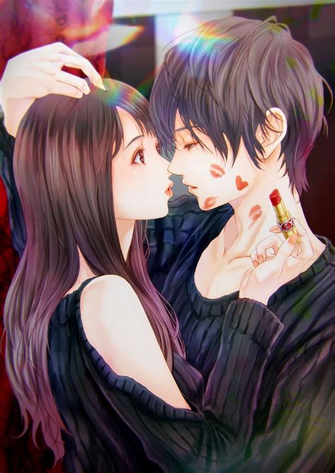 Pixiv Id 3323411 | Casal anime, Anime, Casais de anime