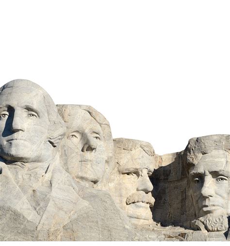 Life-size Mount Rushmore National Monument Cardboard Standup