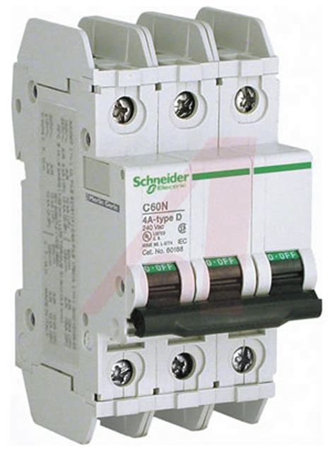 60179 Mini Interruttore Automatico MCB Schneider Electric 3P 15A 10