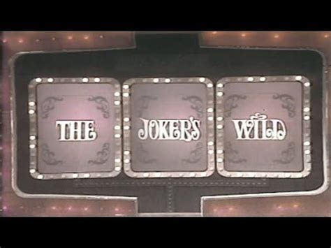 The Joker S Wild Game Show Opening 1980 YouTube Jokers Wild Game