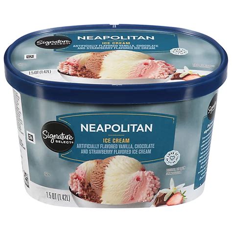 Signature Select Ice Cream Neapolitan 1 5 Quart Randalls