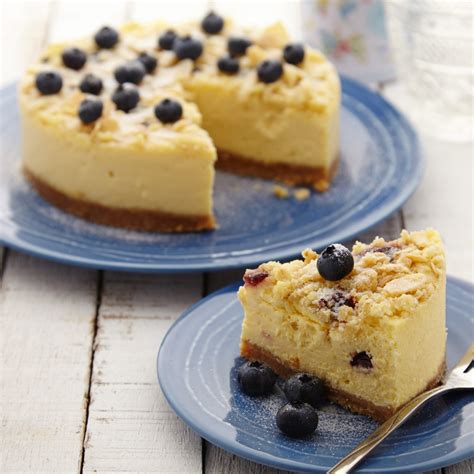 Blueberry Cheesecake With Crumble Topping Ql Kitchen