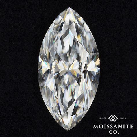 MoissaniteCo Marquise Cut Moissanite Loose Stone Marquise Mc