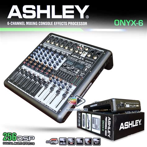 Mixer Ashley Onyx Mixer Audio Chanel Bluetooth Bisa Record To Pc