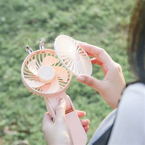 Sunshinee Taşınabilir Mini Katlanabilir Küçük Fan Masaüstü USB Fan 3