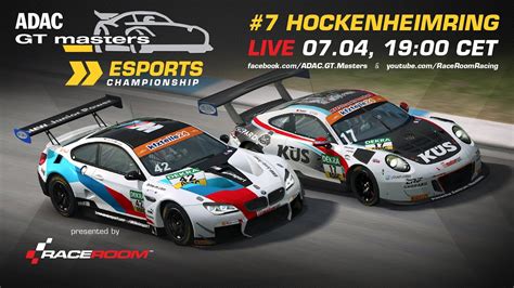 RaceRoom ADAC GT Masters Esports Round 7 Hockenheimring YouTube