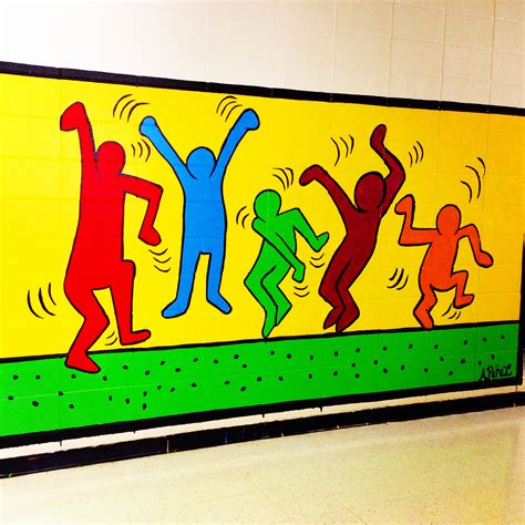 keith haring murals amazing art teacher