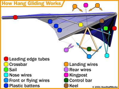 HowStuffWorks "Hang Gliding Equipment" | Hang gliding, Hang glider, Gliders