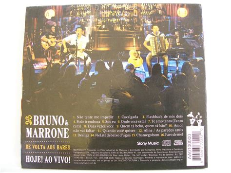 Bruno Marrone De Volta Aos Bares Ao Vivo Cd Original R 13 00