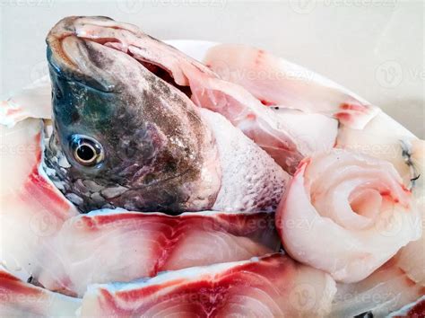 Tilapia fish head 8834207 Stock Photo at Vecteezy