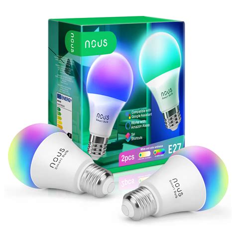 Nous Smart Bulb P Pack Chytr Rovka Rgb E W Tuya Varnet