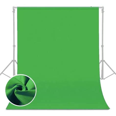 Tela De Algodón Con Fondo Infinito De Color Verde Chroma Key 1 8 X 2 8 M Este Diseño Estampado