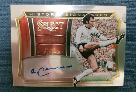 Yahoo オークション 75枚限定 Panini Select Franz Beckenbauer Auto