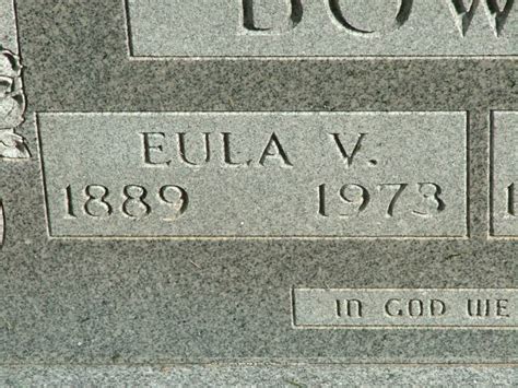 Eula V Pigg Bowen Find A Grave Memorial