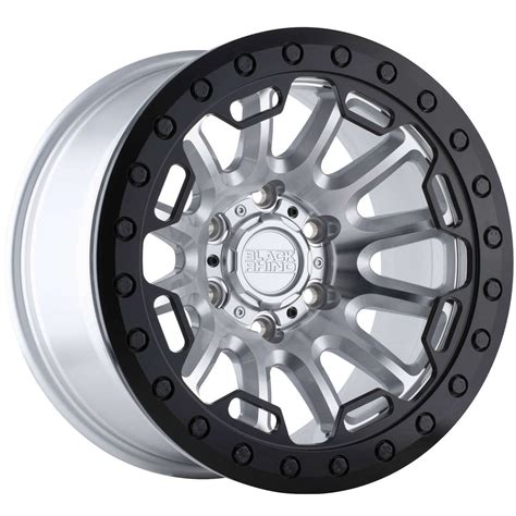 Black Rhino Ouray Beadlock 17x85 38 Silver 1785ury 85127s71