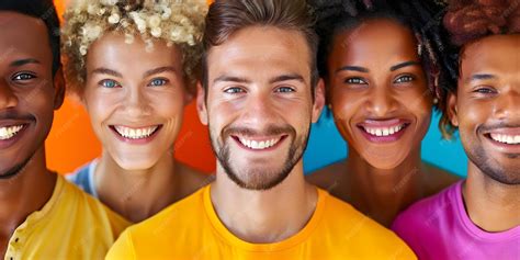 Brazilian People Of Different Ethnicities Celebrating Together In A Portrait Concept Brazilian