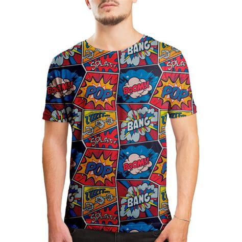 Camiseta Masculina Retro Pop Arte Estampa Digital Elo