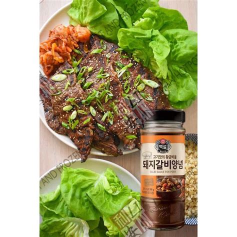 Cj Korean Beksul Galbi Sauce For Pork Marinade 290g Lazada PH