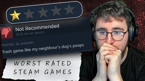 I Played The Worst Games On Steam Youtube