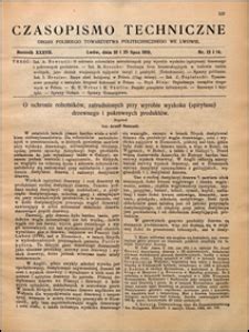 Czasopismo Techniczne 1919 Nr 13 14 WUT Digital Library