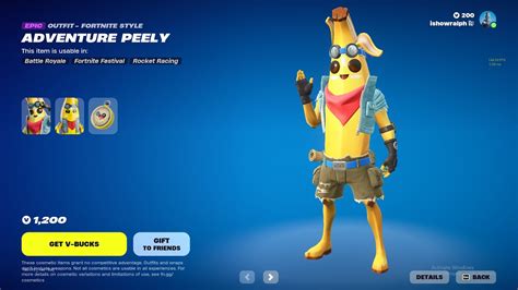 Free Bundle Pack Adventure Peely And Many Og Items Fortnite Item