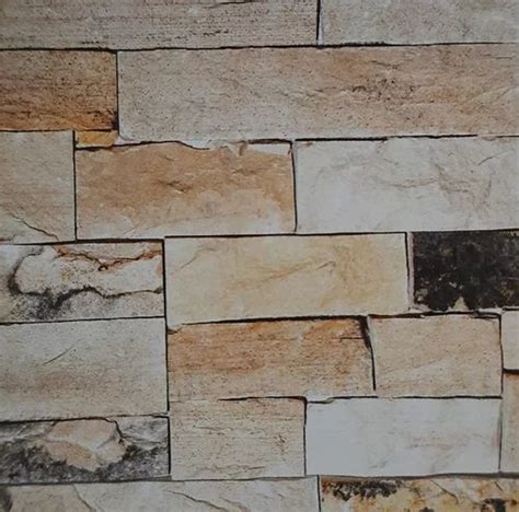 Wall Cladding Stone Mint Rock Panel Waterfall At Rs Sq Ft Stone