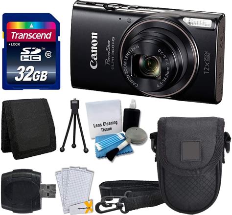 Canon Powershot Elph 360 Hs Digital Camera Black