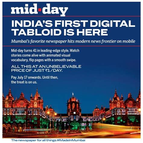 Mid-day brings you India's first Interactive Digital Tabloid