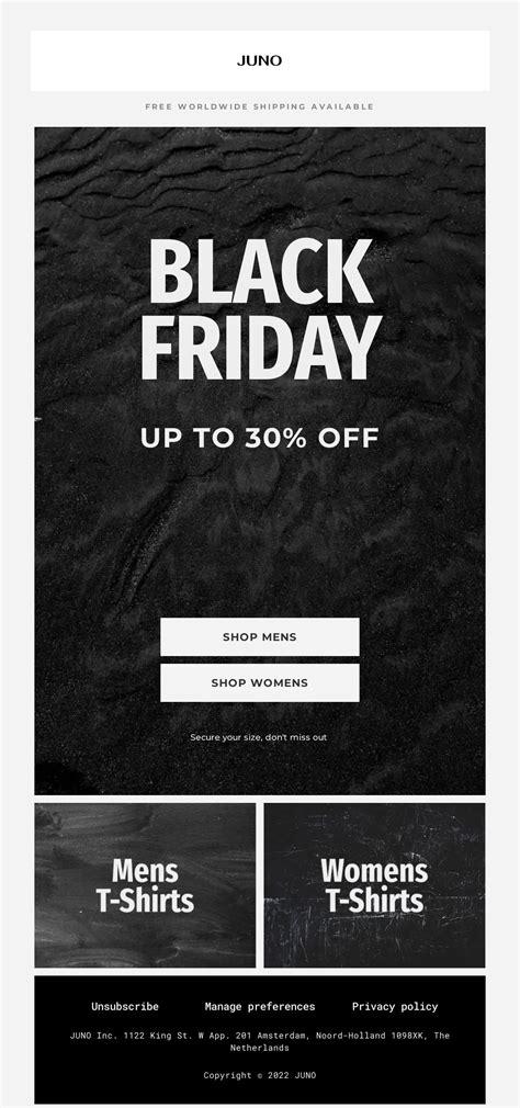 Free HTML email templates