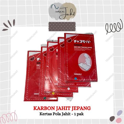 Jual Kertas Karbon Jahit Jepang Kertas Carbon Jepang 1 Pak Isi 100