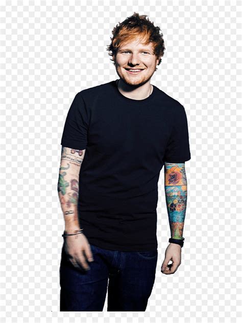 Music Stars - Ed Sheeran's Sleeve Tattoo, HD Png Download - 700x1050 ...