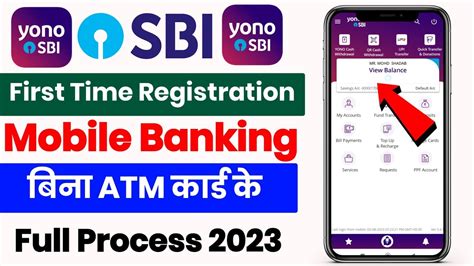 Sbi Mobile Banking Registration Without Atm Card How To Activate