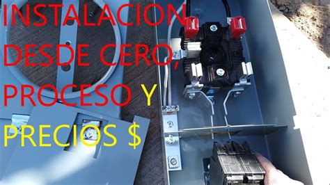 INSTALACION ELECTRICA PARA BASE DE MEDIDOR CFE YouTube