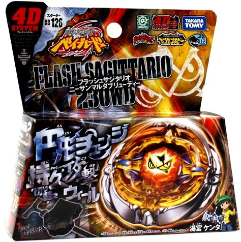 Flash Sagittario 230wd Metal Fury Beyblade Starter Bb 126 Beysandbricks