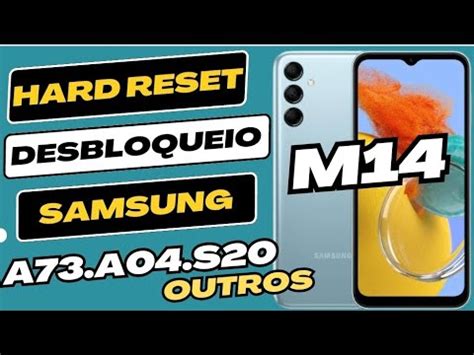 Desbloqueio Redefinir Senha Padr O Da Tela Samsung M M A