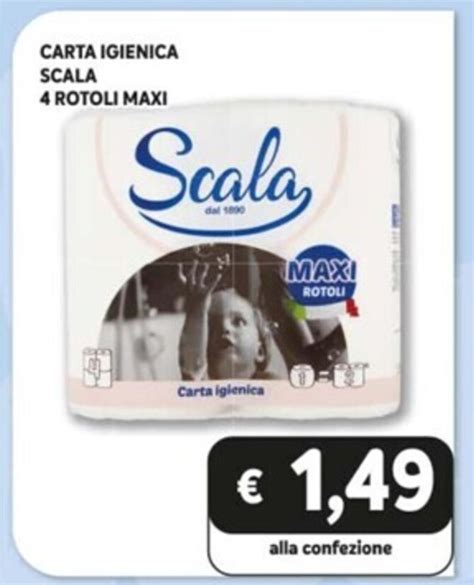 Carta Igienica Scala Rotoli Maxi Offerta Di Iper La Spesa