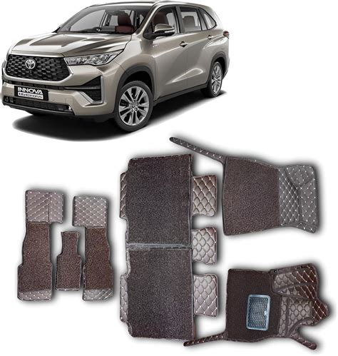 Capdell D Car Mat For Toyota Innova Hycross Luxury Leatherite