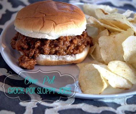 All In The Crock Pot Sloppy Joe Crock Pot Sloppy Joes Sloppy Joes Sloppy Joe Recipe Crock Pot