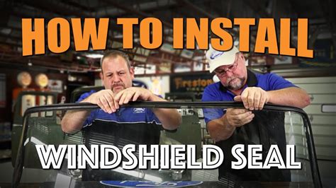 How To Install A Windshield Seal Youtube