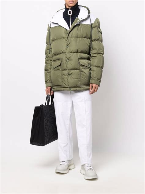 Moncler Colour Block Puffer Jacket Farfetch