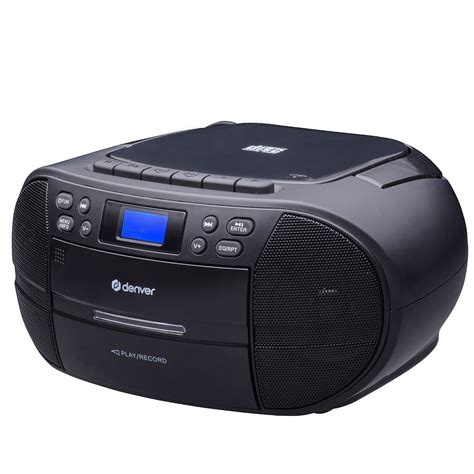 DAB Boombox CD Kassett FM Svart Denver TDC 280 1119 Kr Gratis