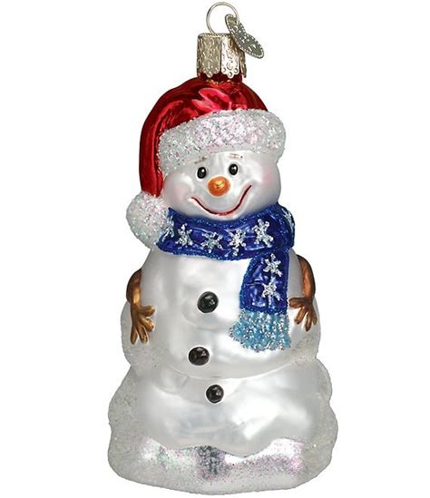 Old World Christmas Happy Snowman Ornament | Dillard's