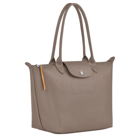 Le Pliage City M Tote Bag Taupe Canvas Longchamp Us