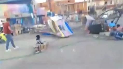 Carnival Ride Collapses Mid-Air and Sends Bodies Flying