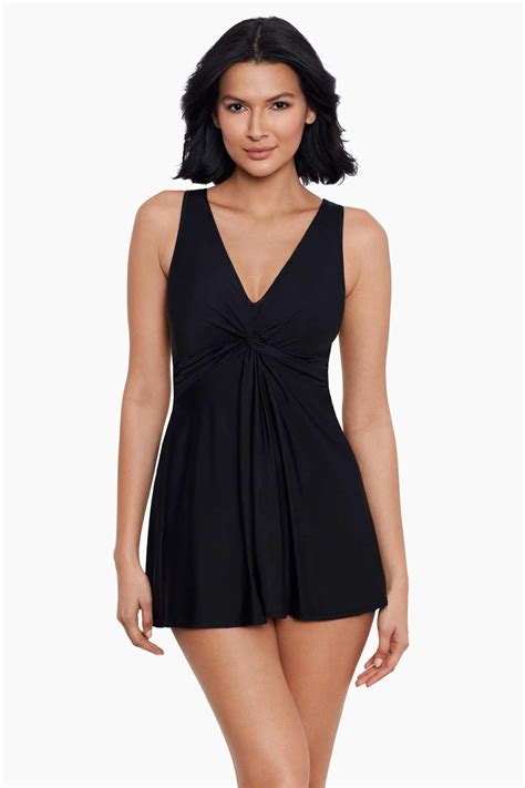 Miraclesuit Must Haves Marais One Piece Swim Dress Michelle Ann