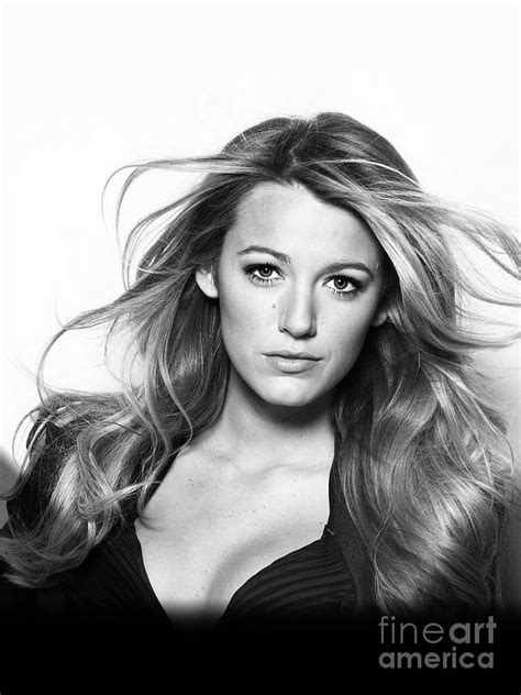 Blake Lively Digital Art By Dcpicture Fine Art America